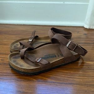 Yara Oiled Leather Birkenstocks
